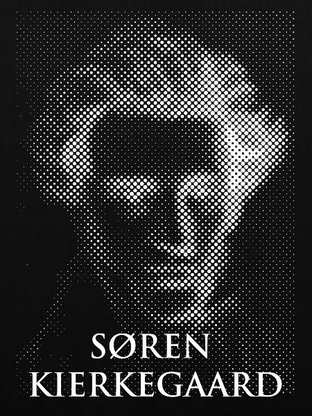 Existenzielles Søren Kierkegaard-Porträt