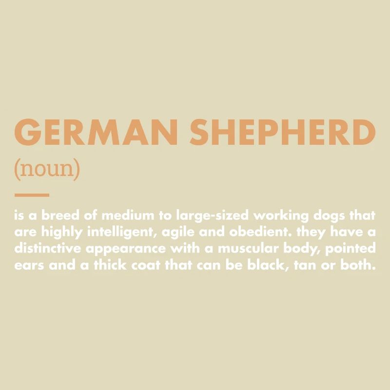 German Shepherd Definition