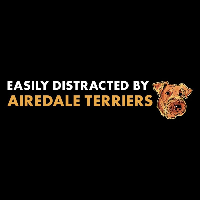 Facilement distrait par l’Airedale Terrier