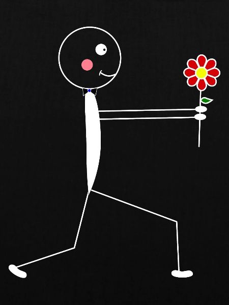Blume, verliebt