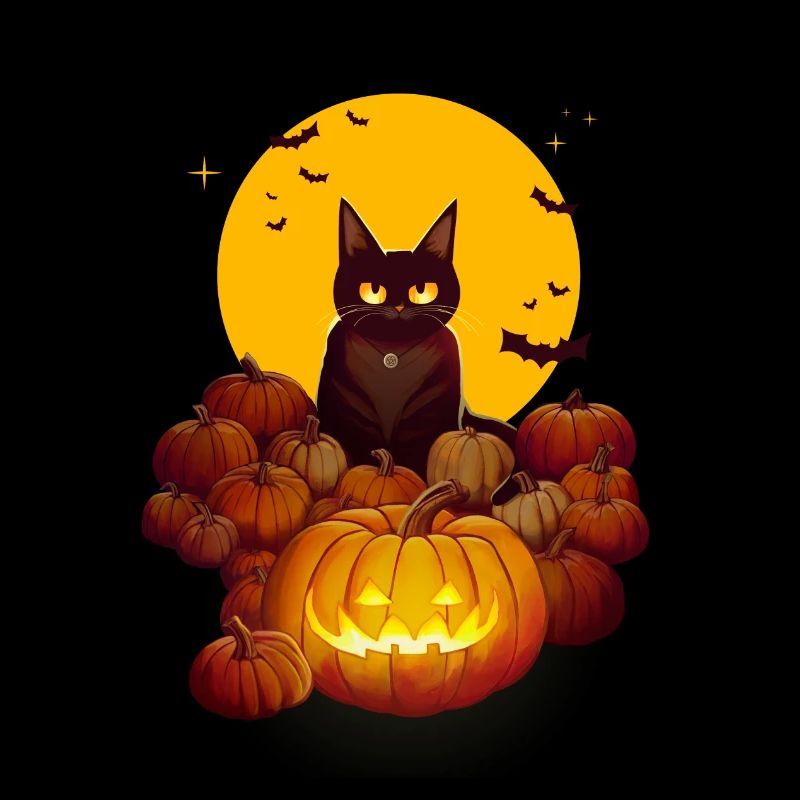 Halloween kitten