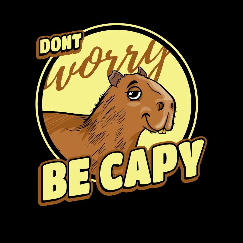 Capybara Retro Capibara