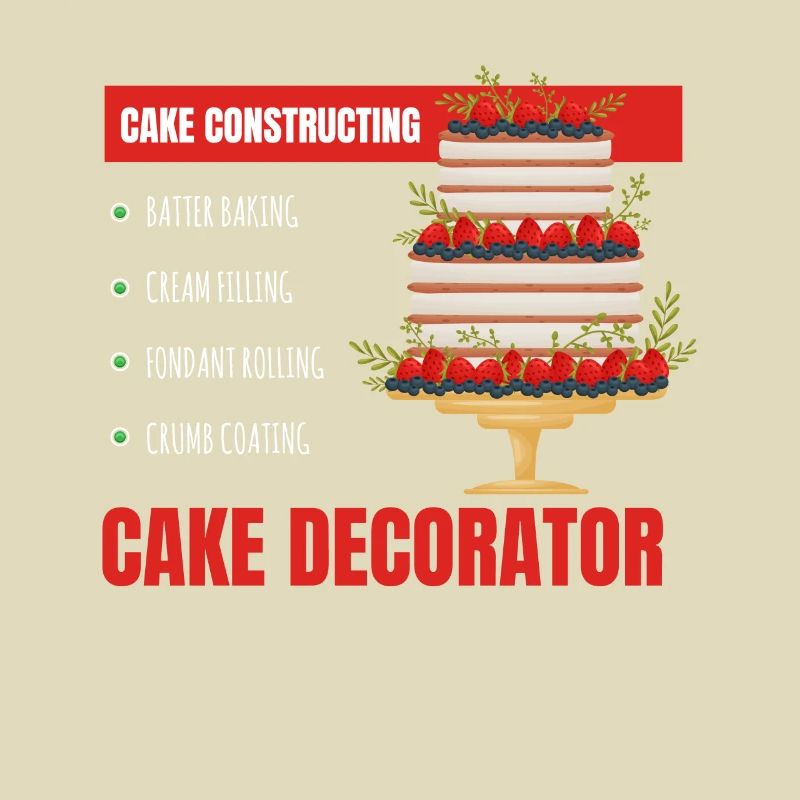 Cake Constructing Baking Cake Cupcake