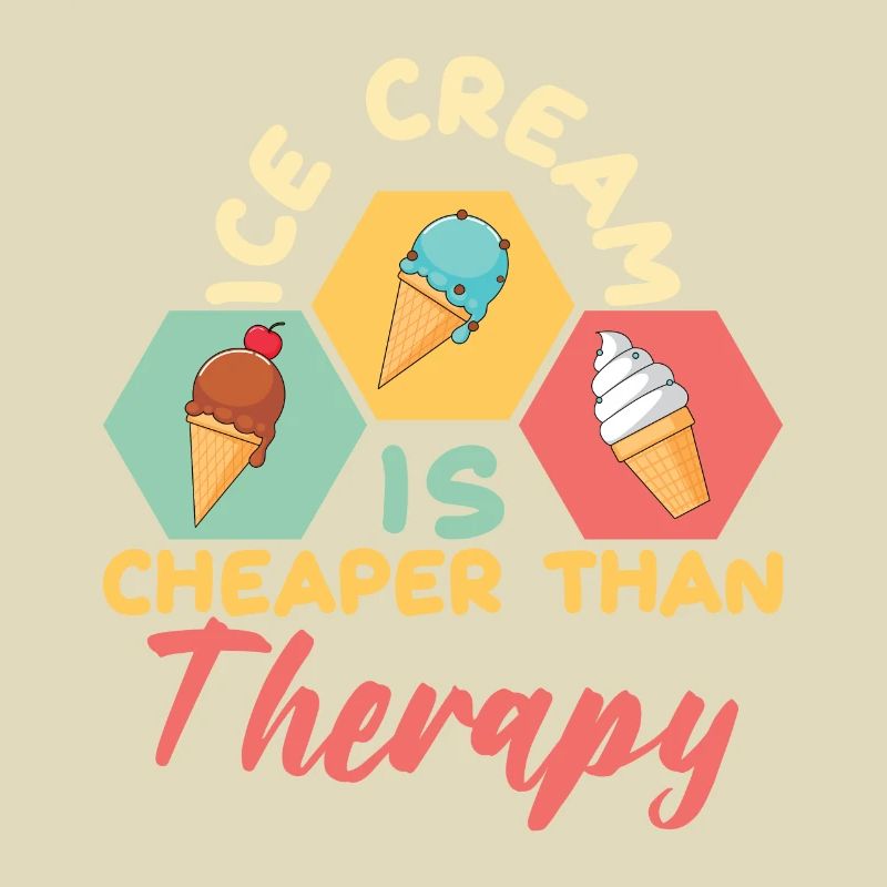 Ice Cream Cheaper Therapy Eiscreme Eis