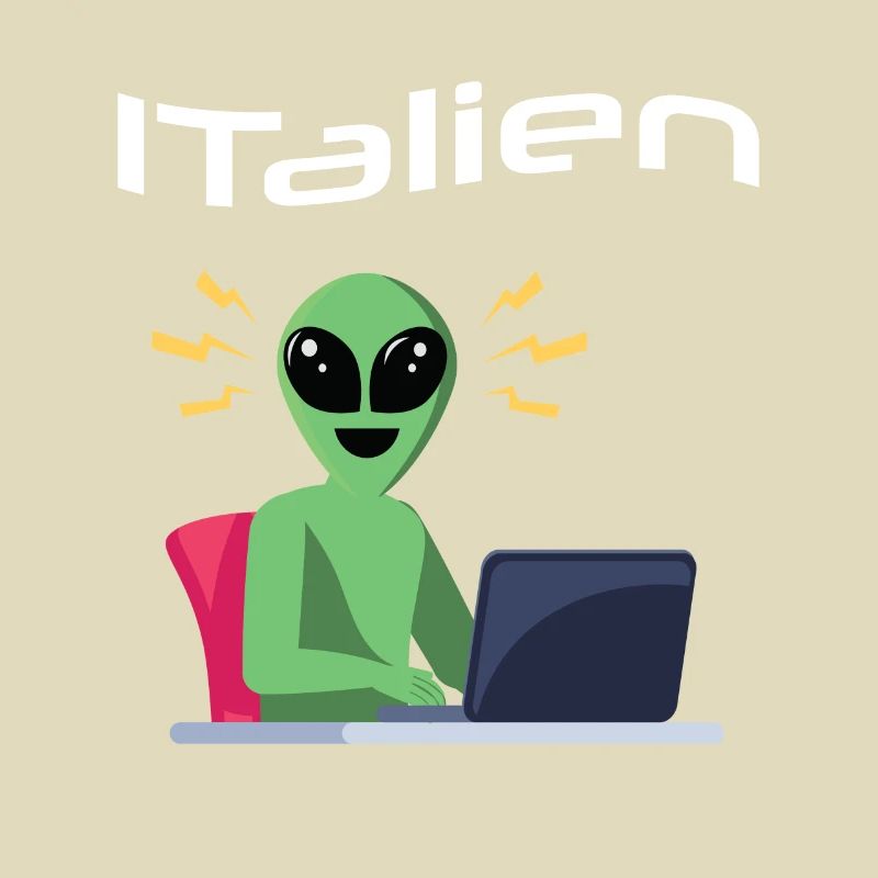 ITalien Alien Informatiker Hacker Coder