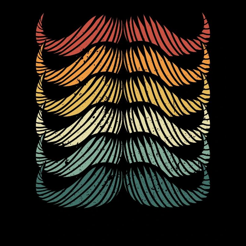 Great beards colorful