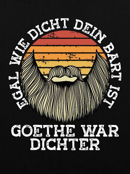 Dichter Bart Goethe war Dichter