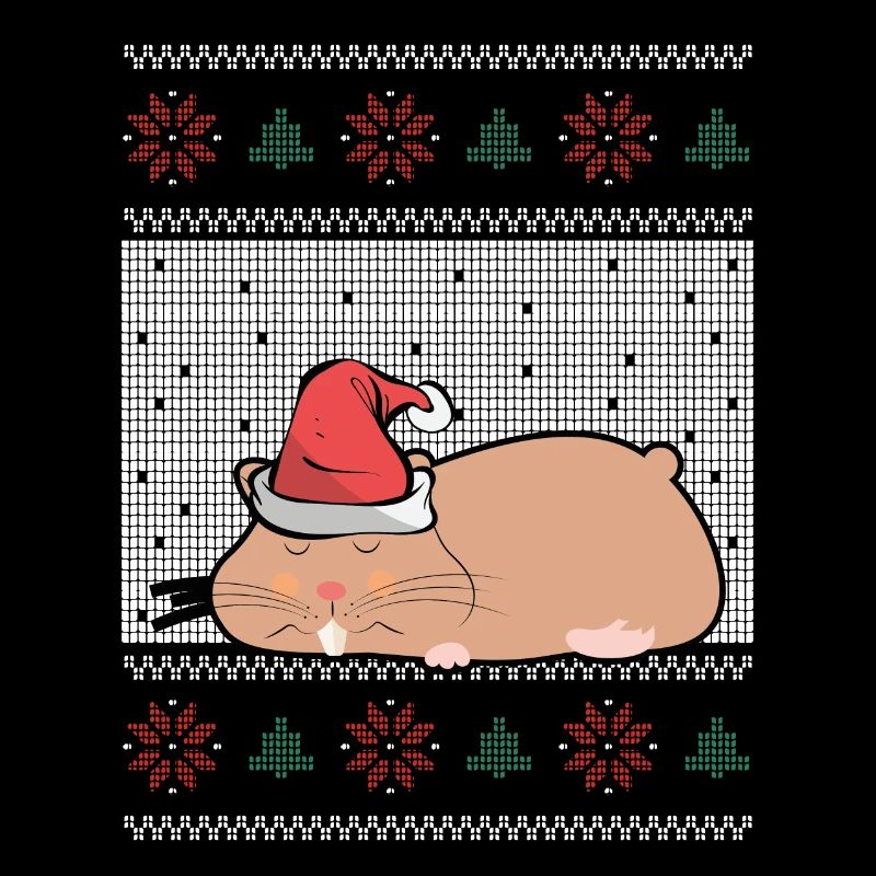 Sleeping cute hamster