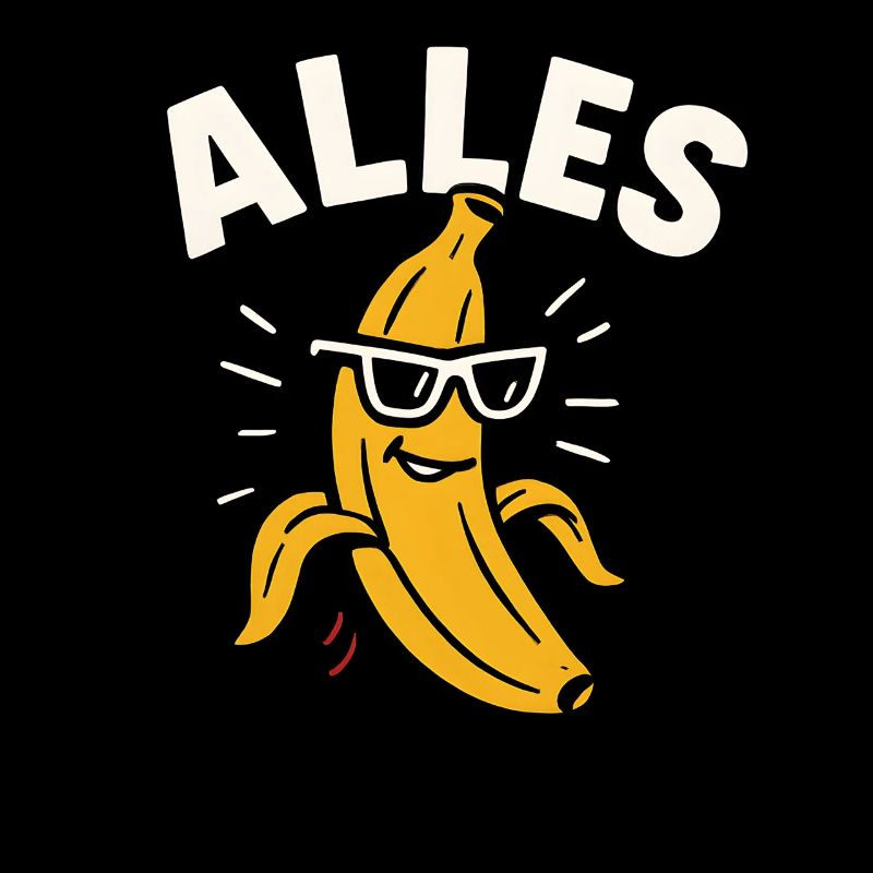 Lustiger Spruch Witzig Alles Banane Geschenkidee