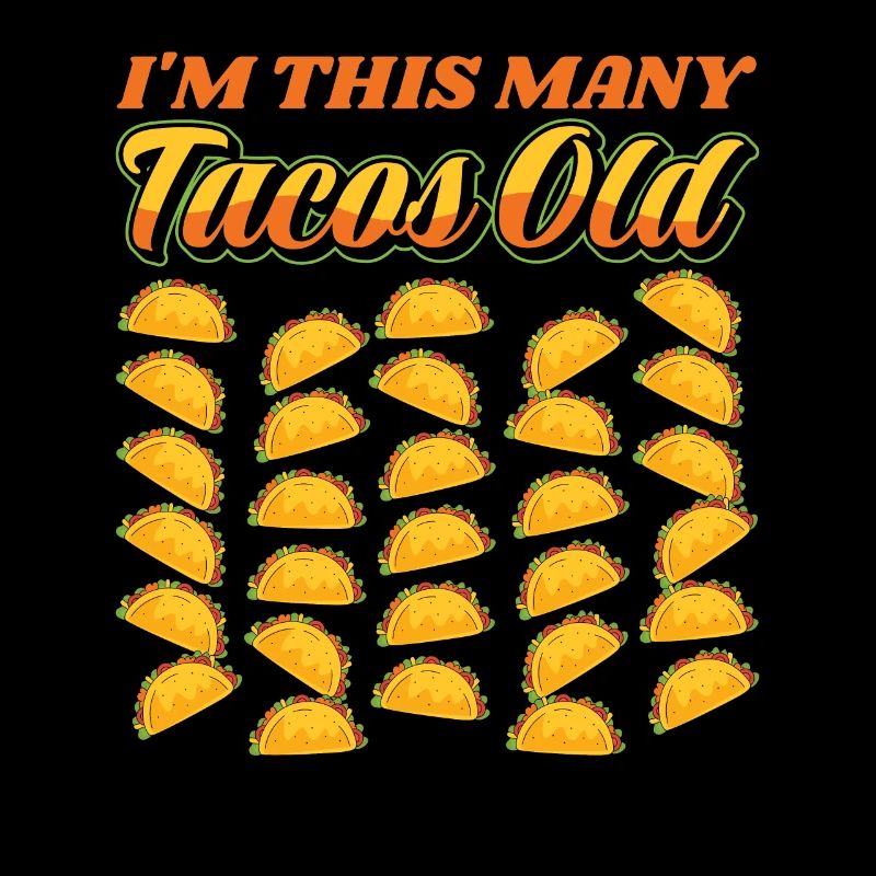 30th Birthday Gift Idea Thirty Funny Tacos