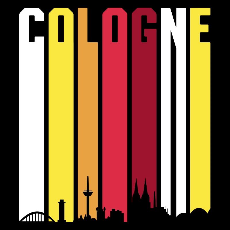 Retro Cologne Cologne Skyline Gift