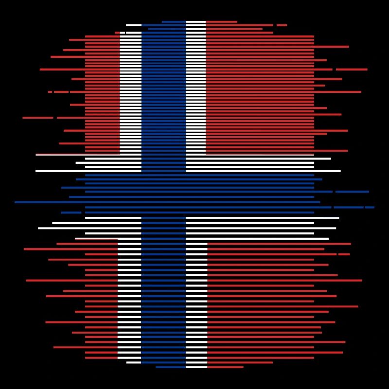 Drapeau de la Norvège Drapeau de la Scandinavie Drapeau norvégien
