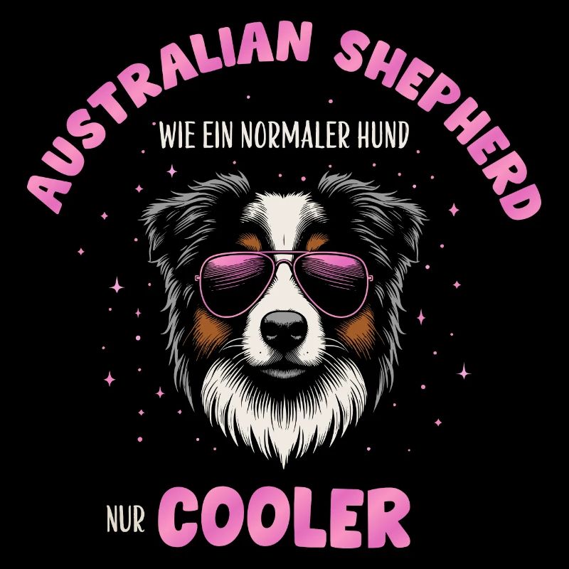 Aussie - comme un chien normal, mais rose plus froid