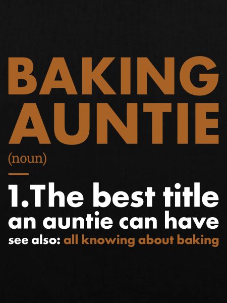 Baker Auntie Definition Baking