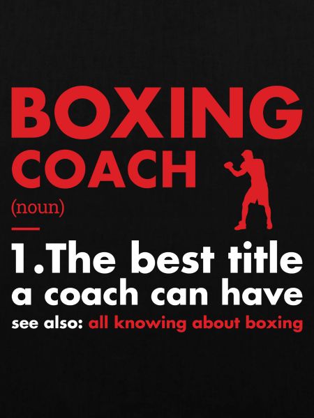 Sport Coach Definition Boxing
