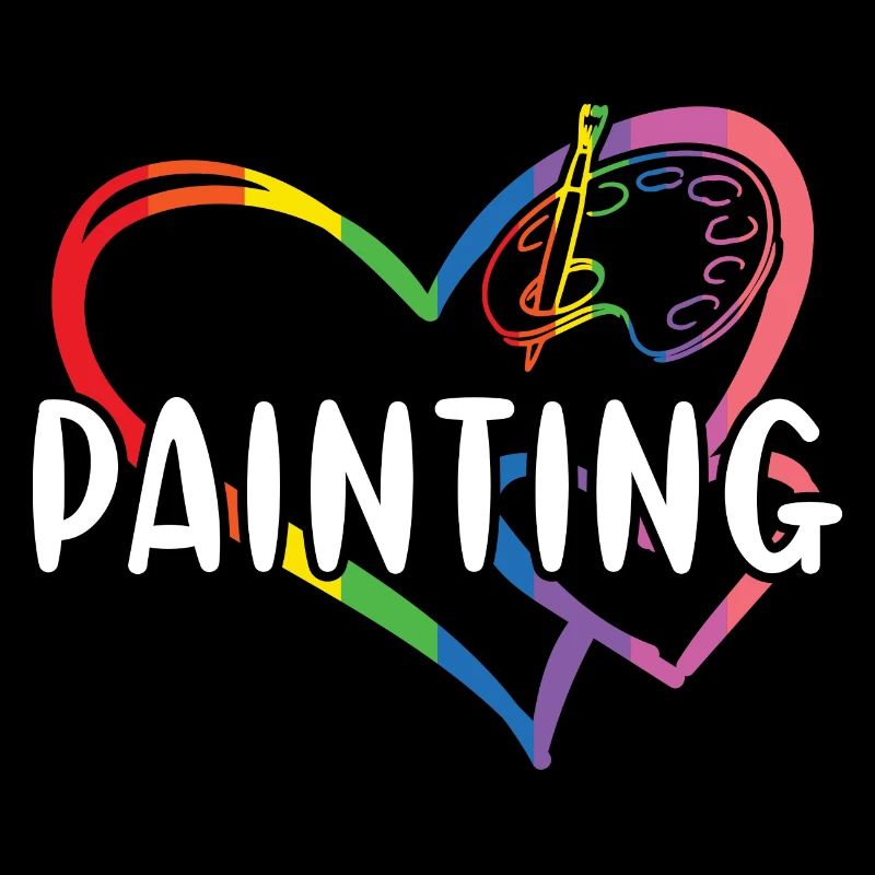 Painter Heart Painting