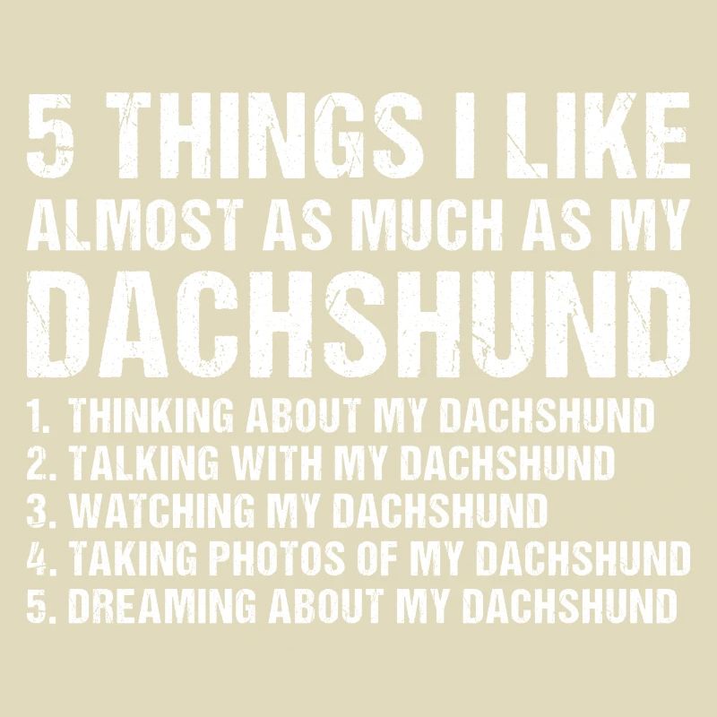 5 choses que j’aime autant que mon teckel