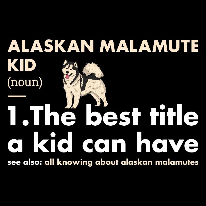 Définition de l’enfant Malamute d’Alaska