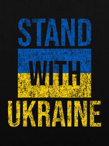 Stand with ukraine grunge