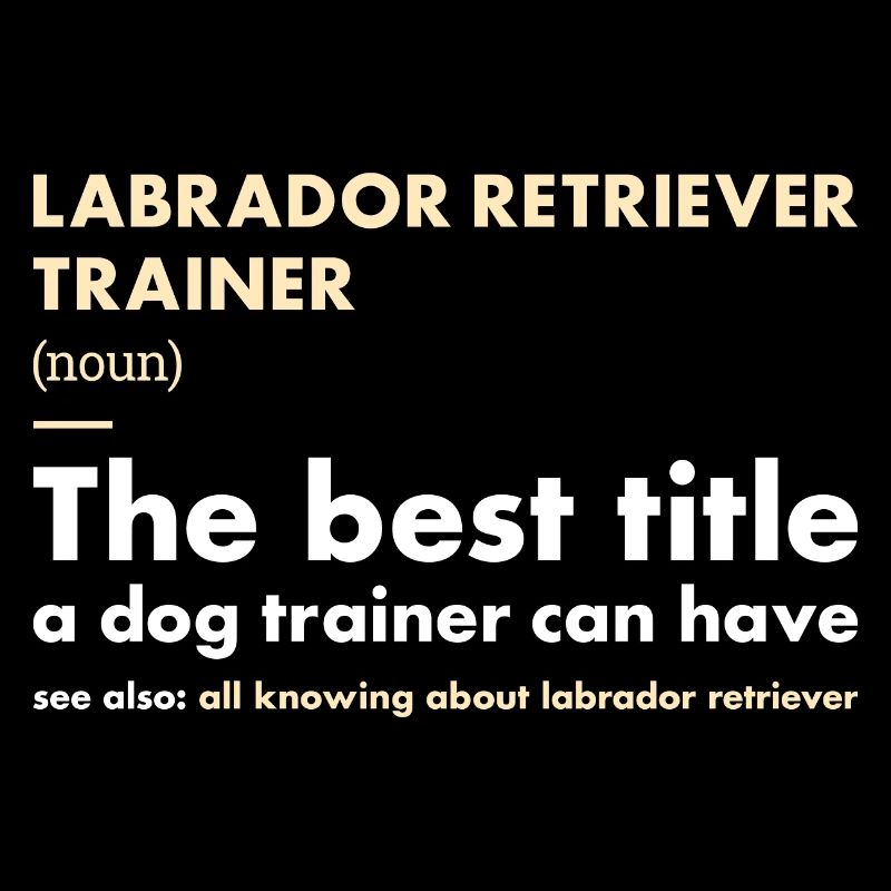 Labrador Retriever Trainer Definiton
