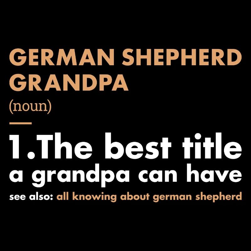 German Shepherd Grandpa Definition
