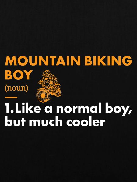 Biker Boy Definition Mountain Biking