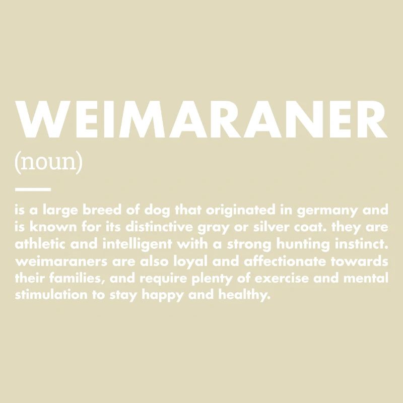 Weimaraner Definition