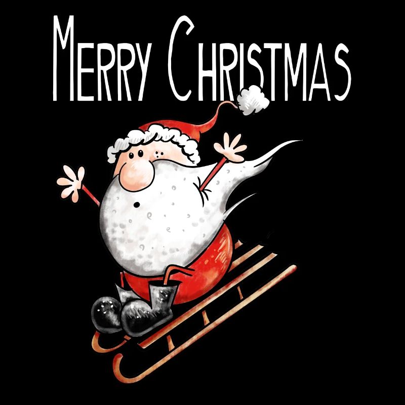 Merry Christmas Weihnachtsmann auf Achse - Comic