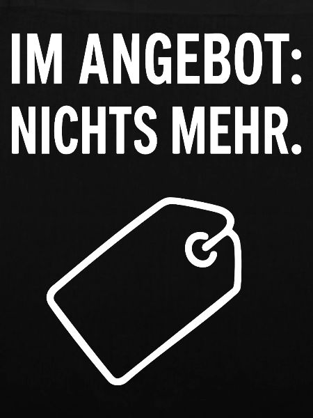 Scherz design: im Angebot nichts mehr