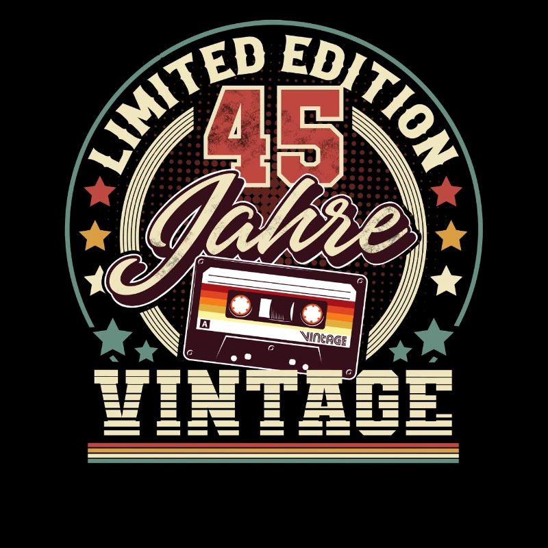 Cassette vintage du 45e anniversaire