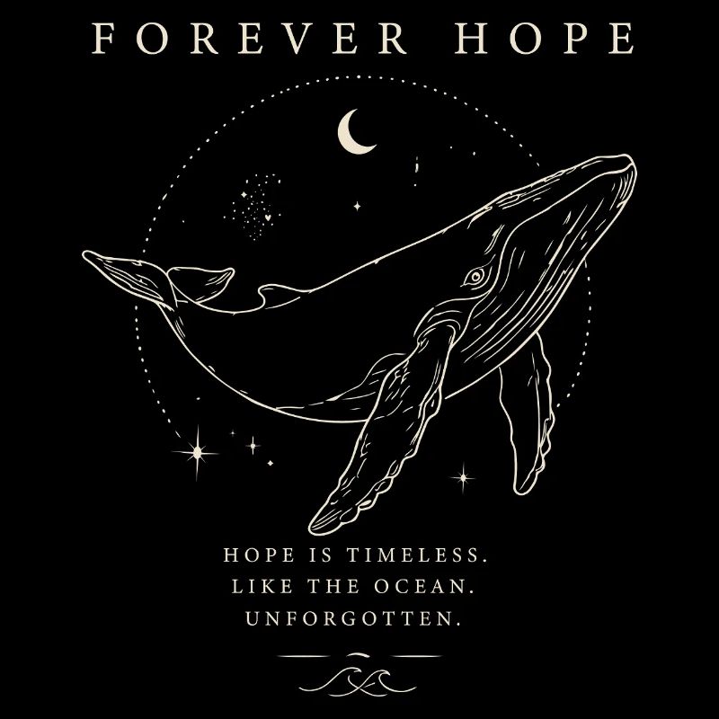 Forever Hope - Unforgotten Whale Bright Design