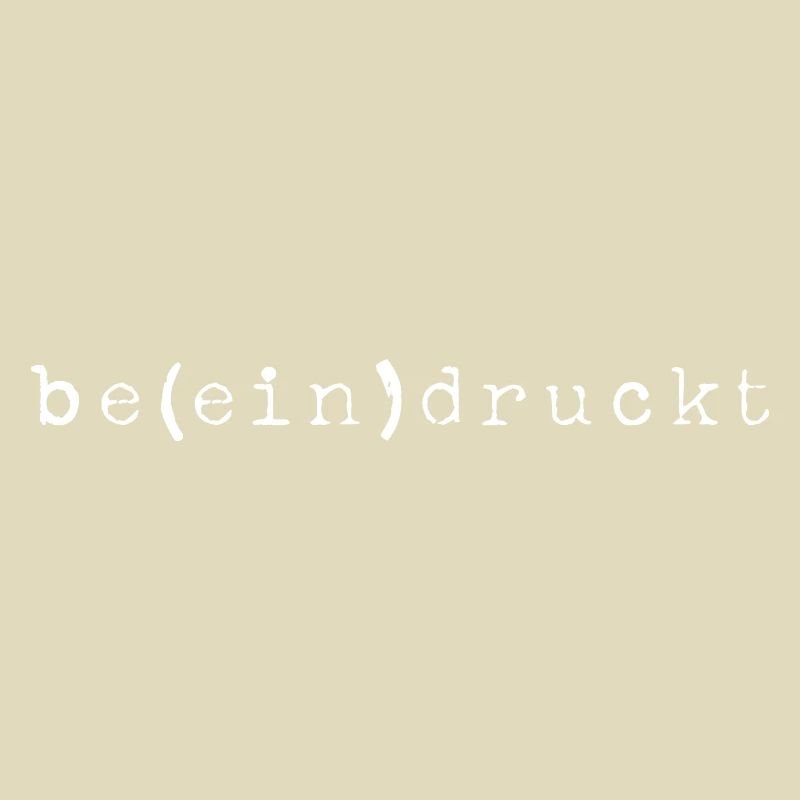 IMPRESSIONNE JEU DE MOTS BLANC
