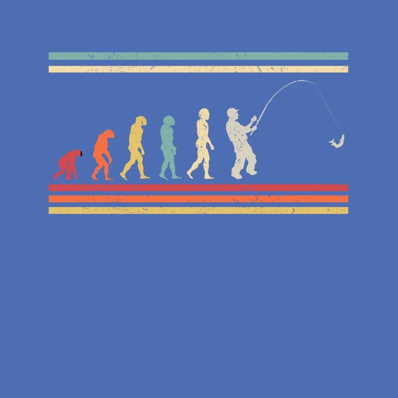 Pêcheur de pêche Evolution - rétro