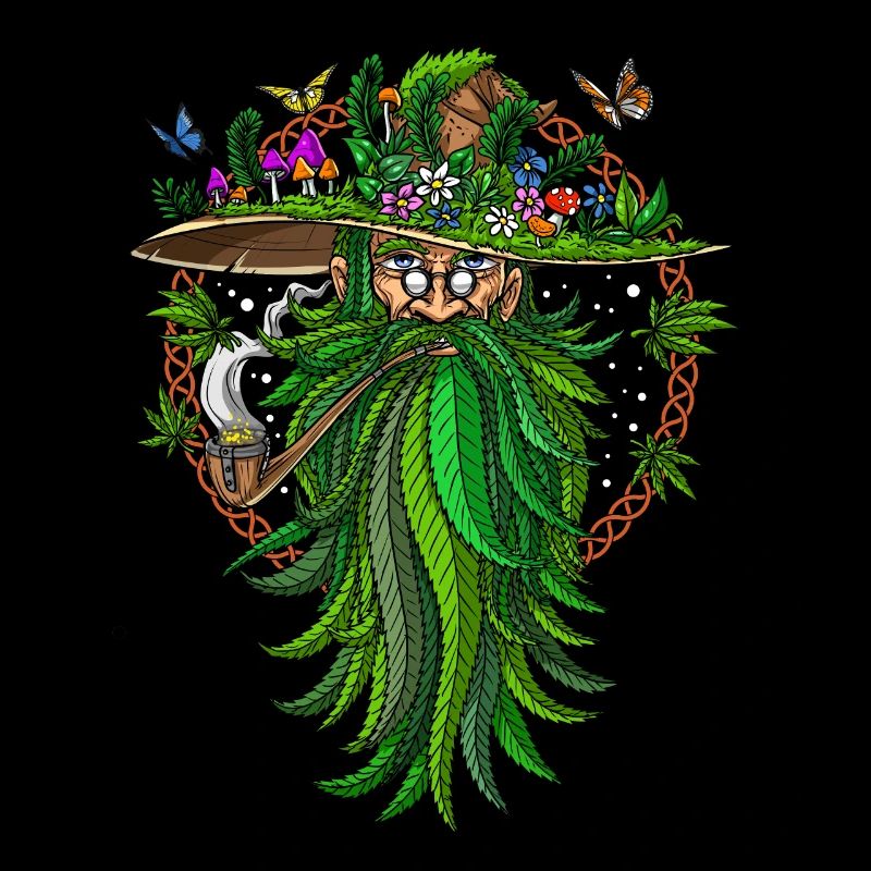 Unkraut Hippie Schamane