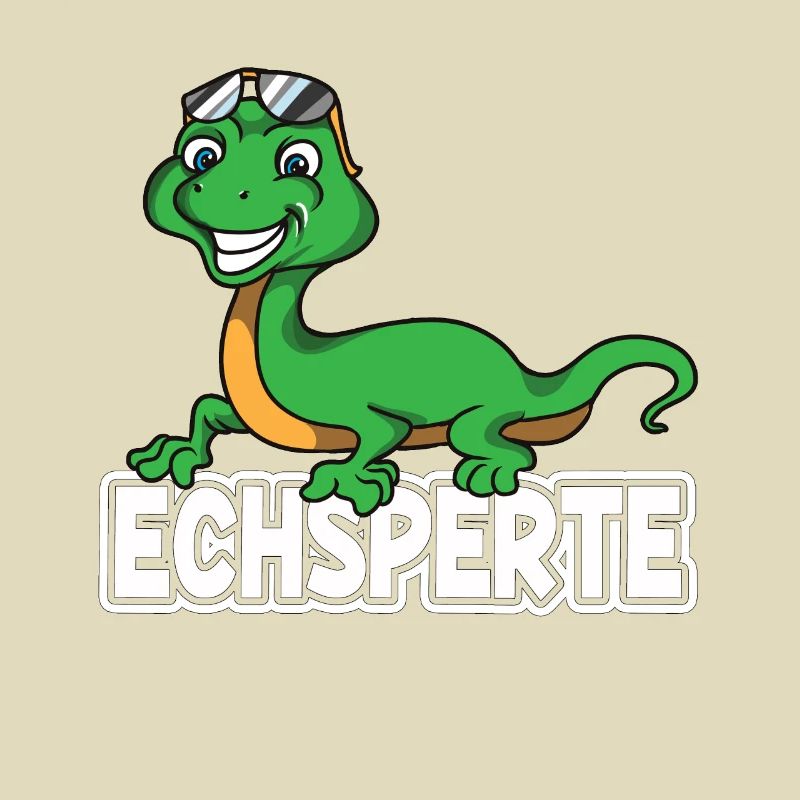 Echsperte Echse Reptilien Eidechse Experte Spruch