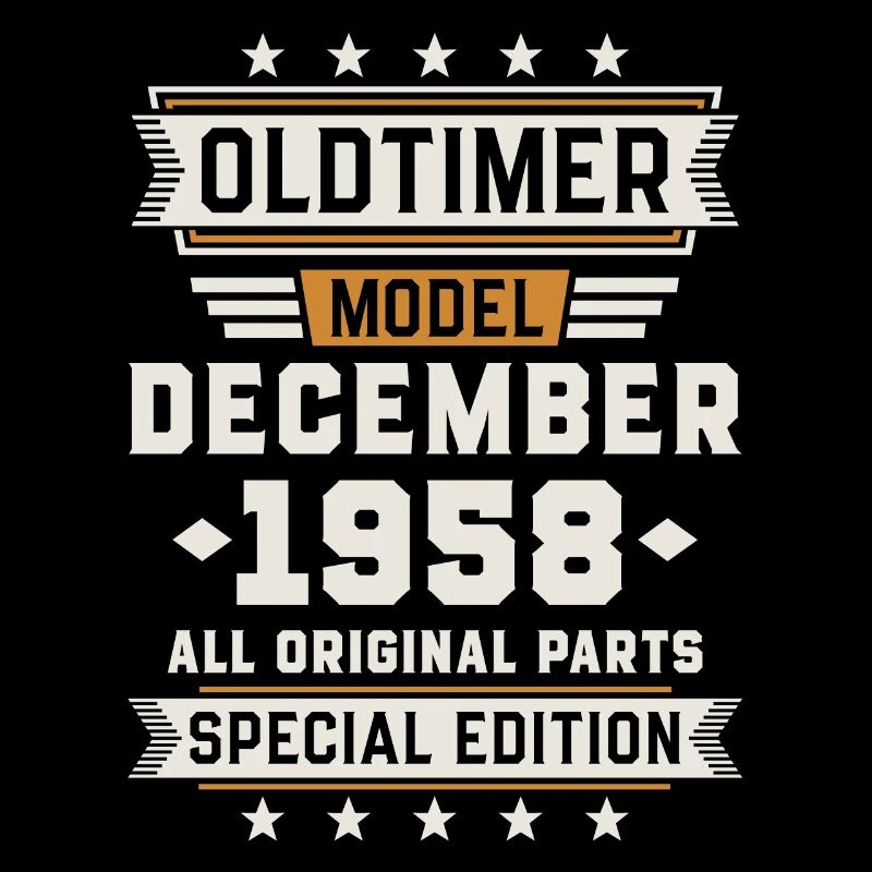 Oldtimer Décembre 1958 Cadeau d’anniversaire