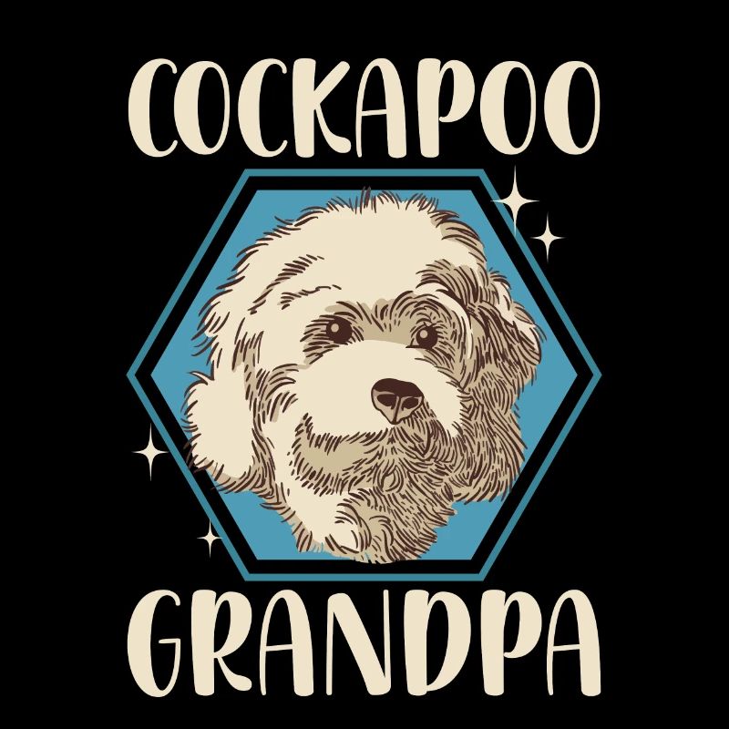 Cockapoo Grandpa Hunde Hundebesitzer Geschenk
