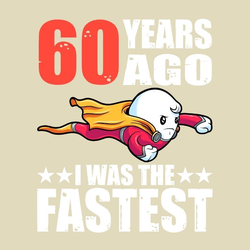 60 ans que j’étais le plus rapide 60e anniversaire