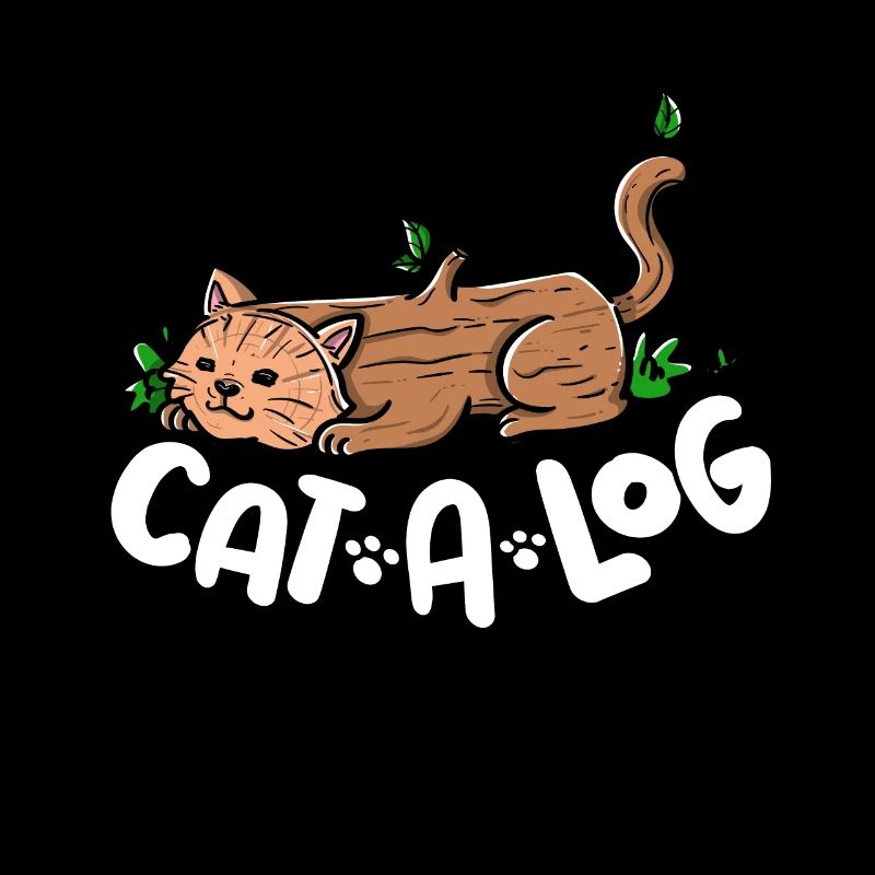Funny Cat A Log Kitty Cat Kitten Tree Felling