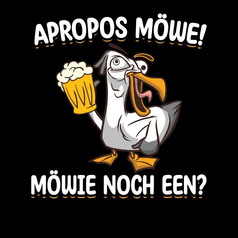 Moin ihr Spacken - Digga Spruch Meer Nordisch Möwe