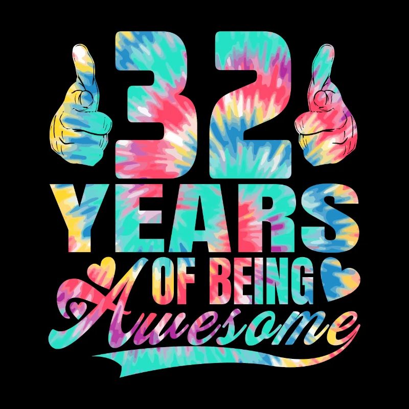 32e anniversaire ou anniversaire 32 ans d’existence