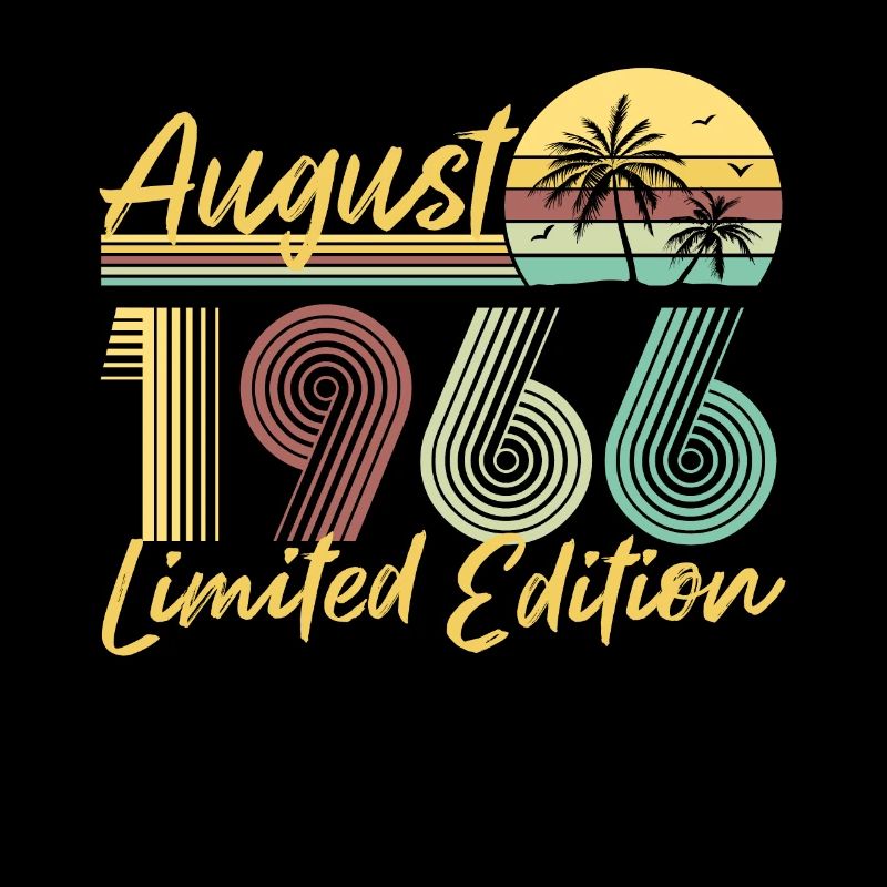 August 1966 Limited Edition Geburtstag Geschenk