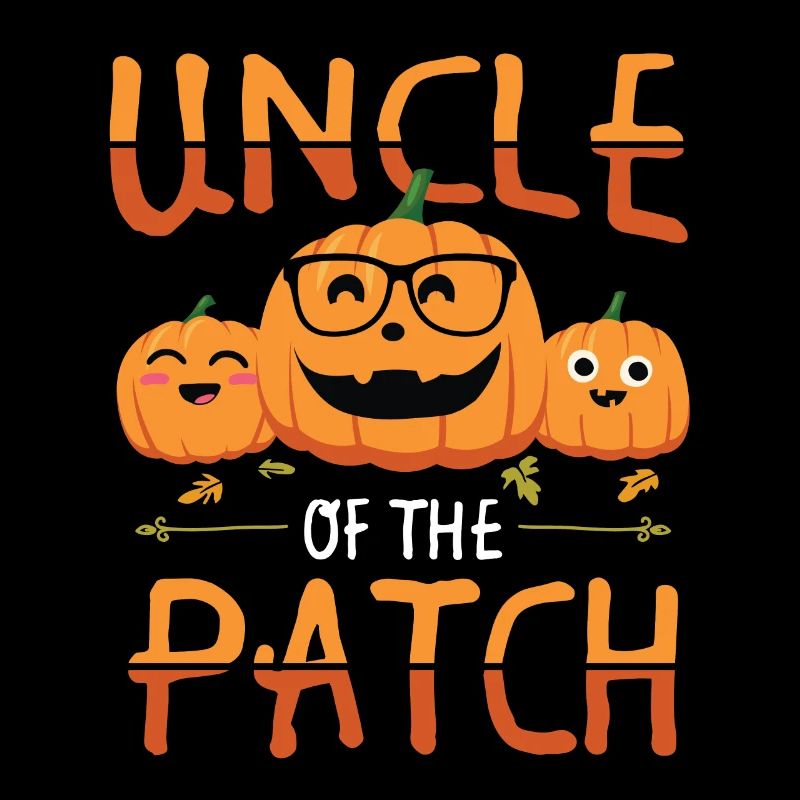 Oncle le patch Drôle et mignon Halloween