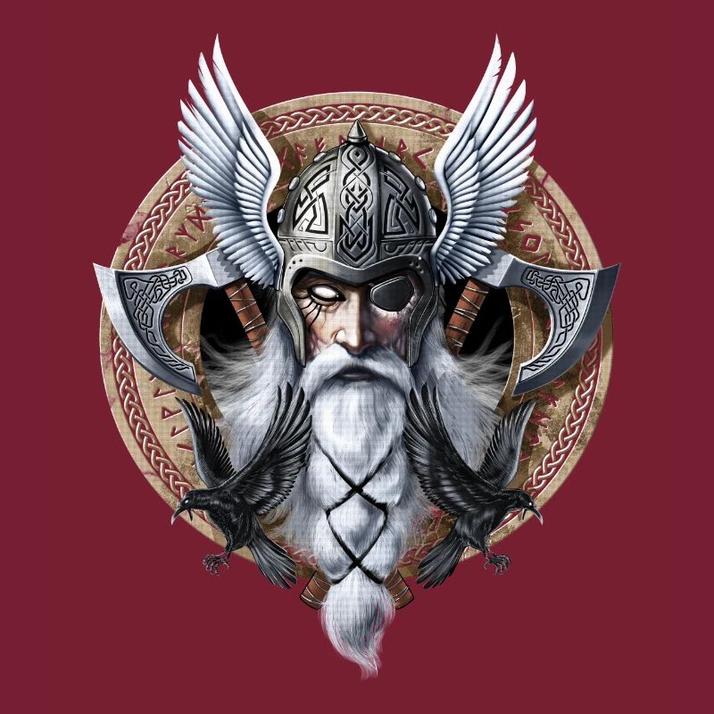 Wikingerkrieger-Gott Odin