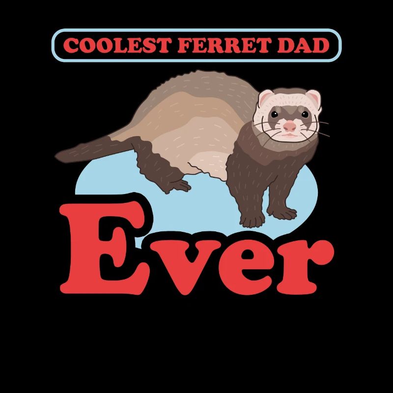 Frettchen Dad Besitzer Frettchen Geschenk