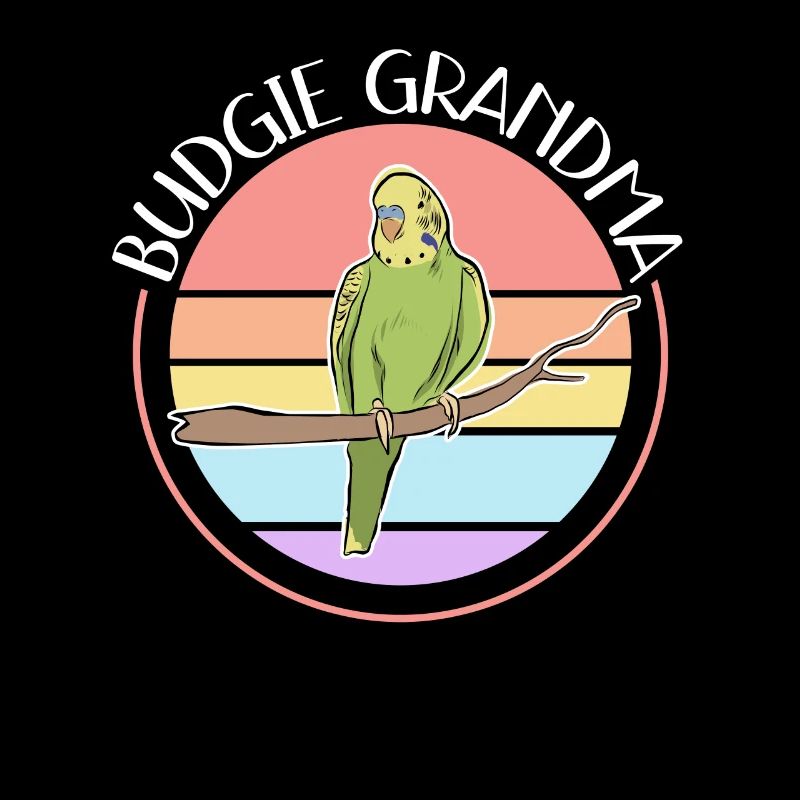 Budgerigar Grand-mère Budgerigars Cadeau
