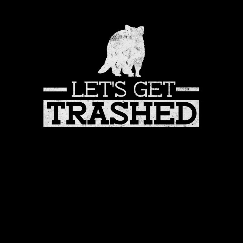 Let's Get Trashed - Lustiger Waschbär