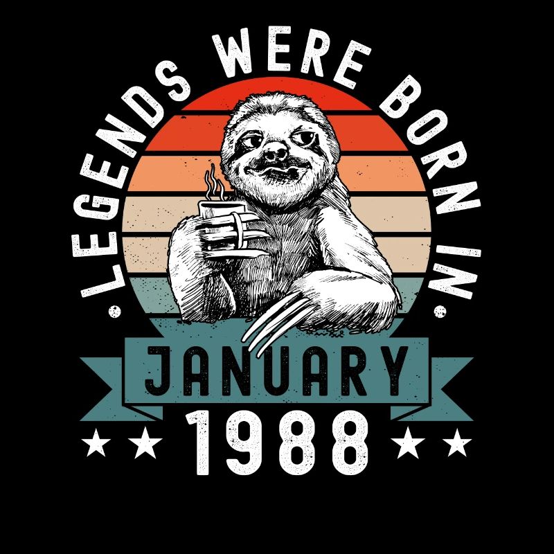 Les légendes sont nées en janvier 1988 Sloth Sloth