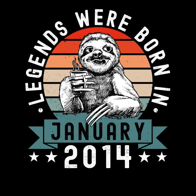 Les légendes sont nées en janvier 2014 Sloth Sloth