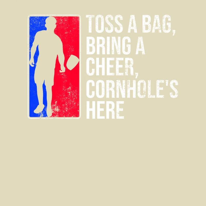 Cornhole Player Blind Hole - Funny Cornhole